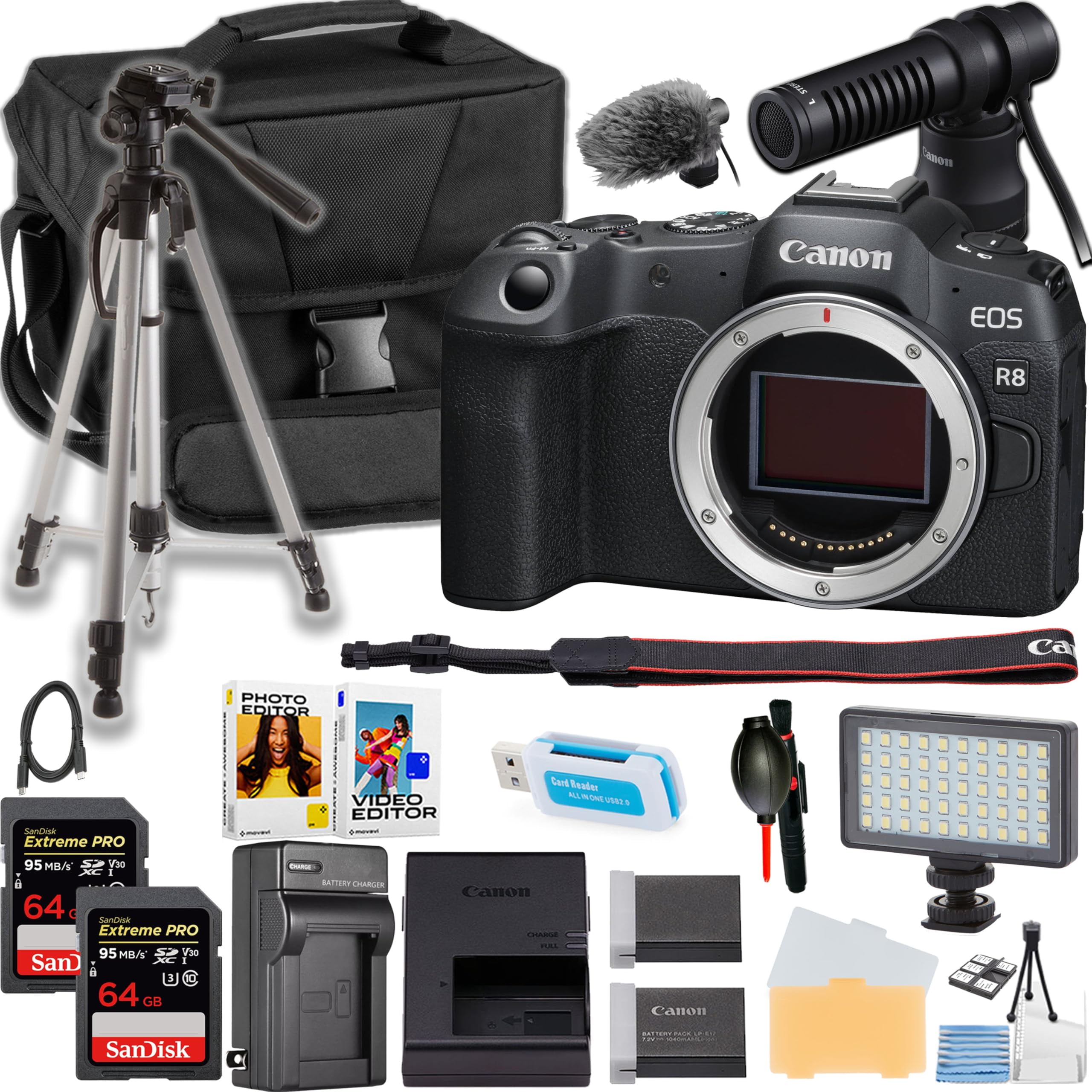 Canon Full-Frame EOS R Mirrorless Digital Camera (Body Only