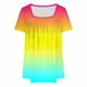 thumbnail image 2 of Blusas de Manga Corta para las Mujeres, Blusa de Camiseta Suelta Casual Hecha de Tela Cómoda para Todo el Uso Diario de Temporada, Blusas para las Mujeres Casual, 2 of 4