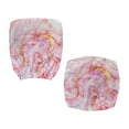 thumbnail image 6 of ZUXONGSY Marble Print Office Chair Cover 2 Pieces Spandex Chair Protector Cover Computer Chair Seat Cushion Cover with Elastic Bands Backrest Slipcovers for Women Men, 6 of 7