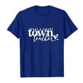 thumbnail image 4 of Tittly T Shirts for Women Spring Tops for Women Women's Just A Small Town Teacher Printed T Shirt Cotton Round Neck Casual Short Sleeves Graphic Tees Tshirts Shirts Blue 3XL, 4 of 4