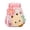 Pink, variant on ibiyuan Canvas Bag School Backpack Teen Durable Bookbag Set with Multi-Pockets Printed Back To School Gift / Holiday Gift,One Size,Blue