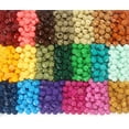 thumbnail image 5 of Feleph 1000PCS Multicolored Round Plates 1X1 Building Blocks MOC 20 Colors Pieces Bricks Dots Bulk Studs Accessories Kit Compatible with Major Brand, 5 of 7