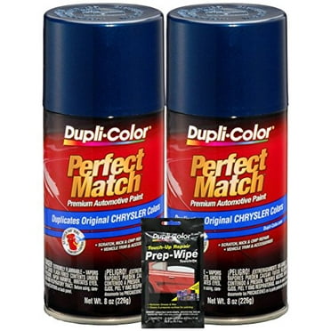 Dupli-Color BCC0409 Patriot Blue Metallic Automotive Body Paint, Gloss, 8 oz for 3 Piece