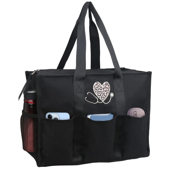 Bolsa de enfermera ABAMERICA de lona impermeable con múltiples bolsillos