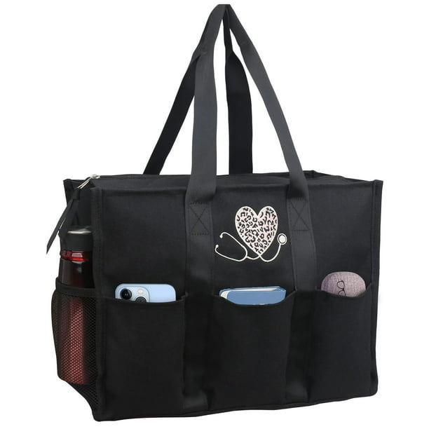 Bolsa de enfermera ABAMERICA de lona impermeable con múltiples bolsillos