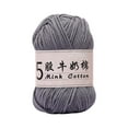 thumbnail image 2 of Clearance Under $1 Boovnll Cotton Yarn 5 Strands Soft Crochet Yarn 1.8 oz/50g Machine Wash for Knitting Crocheting Crafts Home Decorations DIY Kids Toys Knit Clothes Yarn, 2 of 6