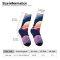 thumbnail image 2 of Disketp Planet Pastel Galaxy Unisex Crew Socks Lightweight Breathable Ventilation Ankle Socks, Mid-calf socks for Daily, 2 of 6
