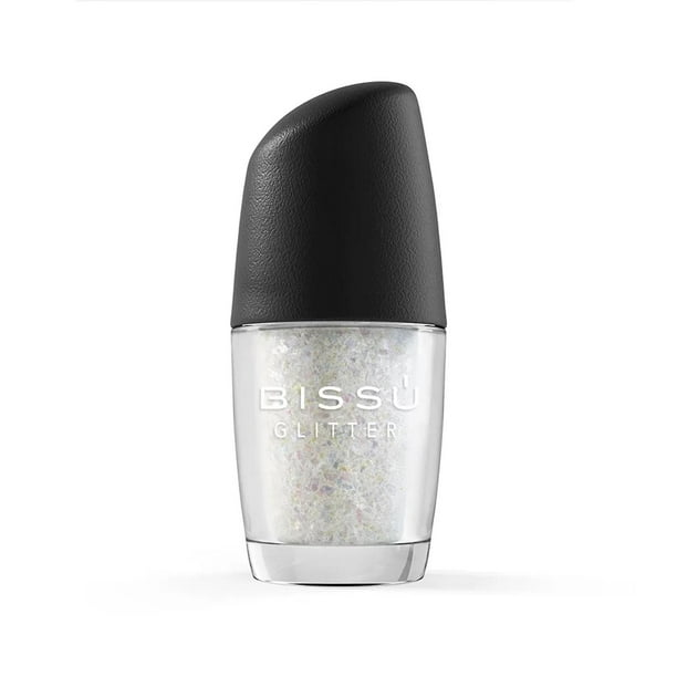 Glitter para rostro Varios tonos Bissu 2.2 g blanco