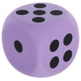 thumbnail image 4 of SHISUYAN Large Purple EVA Number Dice for Party Games Multifunctional Game Props Perfect for Family Play 3.15 Inches, 4 of 8