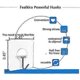 thumbnail image 4 of Kitchen Door Hooks Transparent Adhesive Waterproof Reusable Towel Wall Hooks, 4 of 5