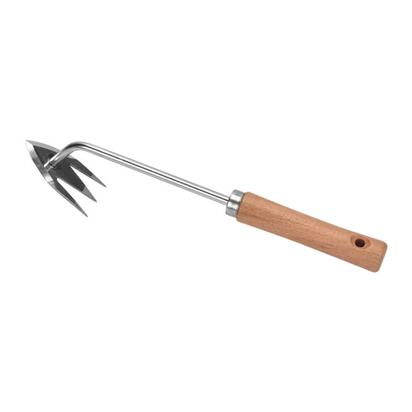 Hyknon Tools Multifunctional Weeder Stainless Steel, V-Shaped Weeding Tool, Light Duty Hand Weeder For Garden, Weeder Shovel Tools With Non-Slip Handle Yard Gardening Tools