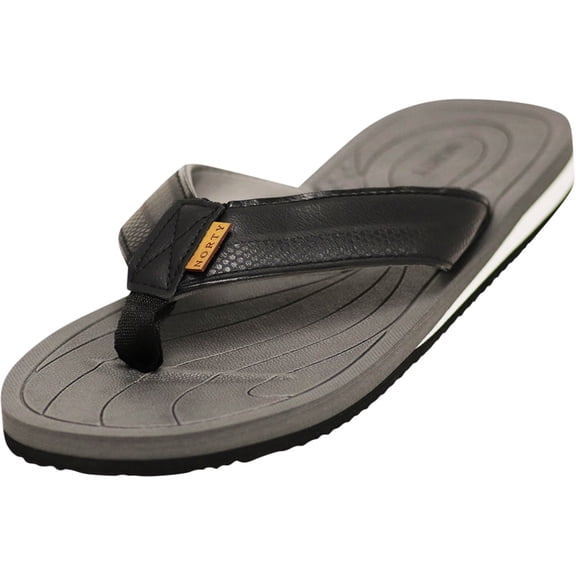 NORTY Men's Everyday Comfort Casual Sandals Flip Flop Slip On Beach, Pool