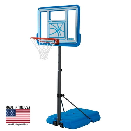 Lifetime Pool Side Adjustable Portable Basketball Hoop (44-Inch Polycarbonate), 90742