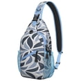 thumbnail image 1 of Pastoral Style Sling Backpack for Outdoor Travel, Lightweight Crossbody Bag with Rustic Artistic Patterns, 1 of 4