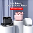 thumbnail image 2 of Auriculares Reducción de ruido Estéreo Autoconexión Bluetooth-Compatible Auricular Indoor Hogar Oficina Auriculares con micrófono interior rosa Noticed EL018306-03B, 2 of 7