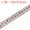 Pink, White, variant on 2 Yards 3 Rows Rhinestone Chain, 8.5mm Crystal Close Claw Chain Trim (Silver, Red, White)