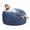 Blue, variant on Giant Bean Bag Chair with High-Rebound Memory Foam, Stuffed Bean Bag Sofa with Dutch Velvet Cover, Big Bean Furniture with Soft Fabric, Plush Lazy Sofa Big Sofa Overall Foam-Filled Beanbag Chair 4 Ft