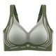 thumbnail image 4 of Brasier conjunto de Ropa Interior sin Costuras de Talla Grande para Mujer, Sujetador Deportivo Tipo Chaleco con Copa Fija Grande, 4 of 4