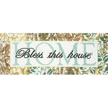 House Counted Cross Stitch - Tobin Bless This House Counted Cross Stitch Kit, 7