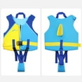 thumbnail image 4 of Moyic Chaleco salvavidas con cremallera resistente a tirones para mayor durabilidad Chaleco de flotabilidad para niños resistente al Chalecos salvavidas y chalecos Azul y amarillo l, 4 of 6
