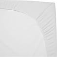 American Baby Co. Cotton Jersey Knit Fitted Sheet, White 2pk