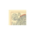 thumbnail image 4 of Historical Civil War Map - Richmond Virginia 150 Mile Vicinity - Magnus 1864 - Vintage Wall Art, 4 of 4