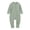 Light Green, variant on Qudderr 0-24M Boys Girls Zipper Rompers Pajamas for Baby Infants Snug Fit Jumpsuit Zipper Long Sleeve Unisex Onesies Newborn Spring Fall Winter Solid Color Bodysuit Sleepers