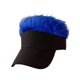 thumbnail image 5 of Gorra de béisbol con visera y visera de pelo puntiagudo, ideal para actividades al aire libre. Azul, 5 of 9