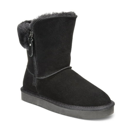 

Style & Co. Womens Maevee Leather Ankle Winter & Snow Boots