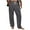 Gray Pant for Men, variant on Men’s Extra Wide Leg Drawstring Casual Pants Long Leg Relaxed Fit Soft Fabric Wear for Home Lounging Cultural Events Gray L