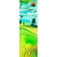 thumbnail image 2 of Atelier B Art Studio 13x32 Gold Ornate Wood Framed with Double Matting Museum Art Print Titled - Rice fields to Vietnam, 2 of 4