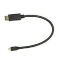 thumbnail image 1 of Mini DP To DisplayPort 8K Cable, Bi Directional Transmission 30cm Length 32.4Gbps 8K Mini DP To DP Cable  For Computers, 1 of 8