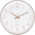 thumbnail image 1 of Reloj de pared grande y moderno, redondo, sin ruido, para sala de estar, oficina y cafetería, 1 of 4