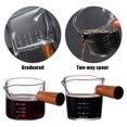 thumbnail image 3 of Bearachild Cafetera y tetera de vidrio de borosilicato resistente al calor y sin rebabas con mango de madera de medición de boquilla Juegos de servir café y té, 3 of 6