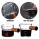 thumbnail image 2 of Toystoory Tetera y cafetera de vidrio de borosilicato con mango de con bidireccional y amplia aplicación de medición de MLOunce Juegos de servir café y té 75 ml ml, 2 of 6