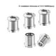 thumbnail image 5 of Soidarity Tornillo de aleación para bicicletas de 4 piezas, tornillos universales para fijación de bicicletas, tornillos de rueda de cadena, piezas de Ciclismo Tipo 13 Soidarity OD025072-13, 5 of 6
