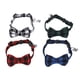 thumbnail image 2 of Collar para mascotas, 4 piezas, collar para mascotas, a cuadros, collar para perros, campana, collar para gatos, verdadera excelencia, 2 of 8