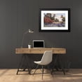 thumbnail image 4 of Georg Macco 24x17 Black Modern Framed Museum Art Print Titled - Southern Landscape with Lavender, 4 of 5