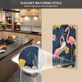 thumbnail image 5 of Yayeee Blank Wall Plate Cover 1-Gang 4.5"x2.7" Home Unused Decorative Outlet, Floral Flamingo, 5 of 7