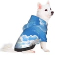 thumbnail image 2 of Haiem Cute Cloud Bichon Frise for Winter Dog Hoodie Sweatshirts with Pockets Warm Dog Clothes for Small Dogs Chihuahua-X-Large, 2 of 7