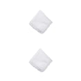 thumbnail image 4 of Qarigey Small Kerchief Clothing Matching Accessories Pure DIY Pure Hand Square Scarf Color Towel Neck Lace Cotton with Crafting Modelo de corazón de durazno 2piezas, 4 of 6