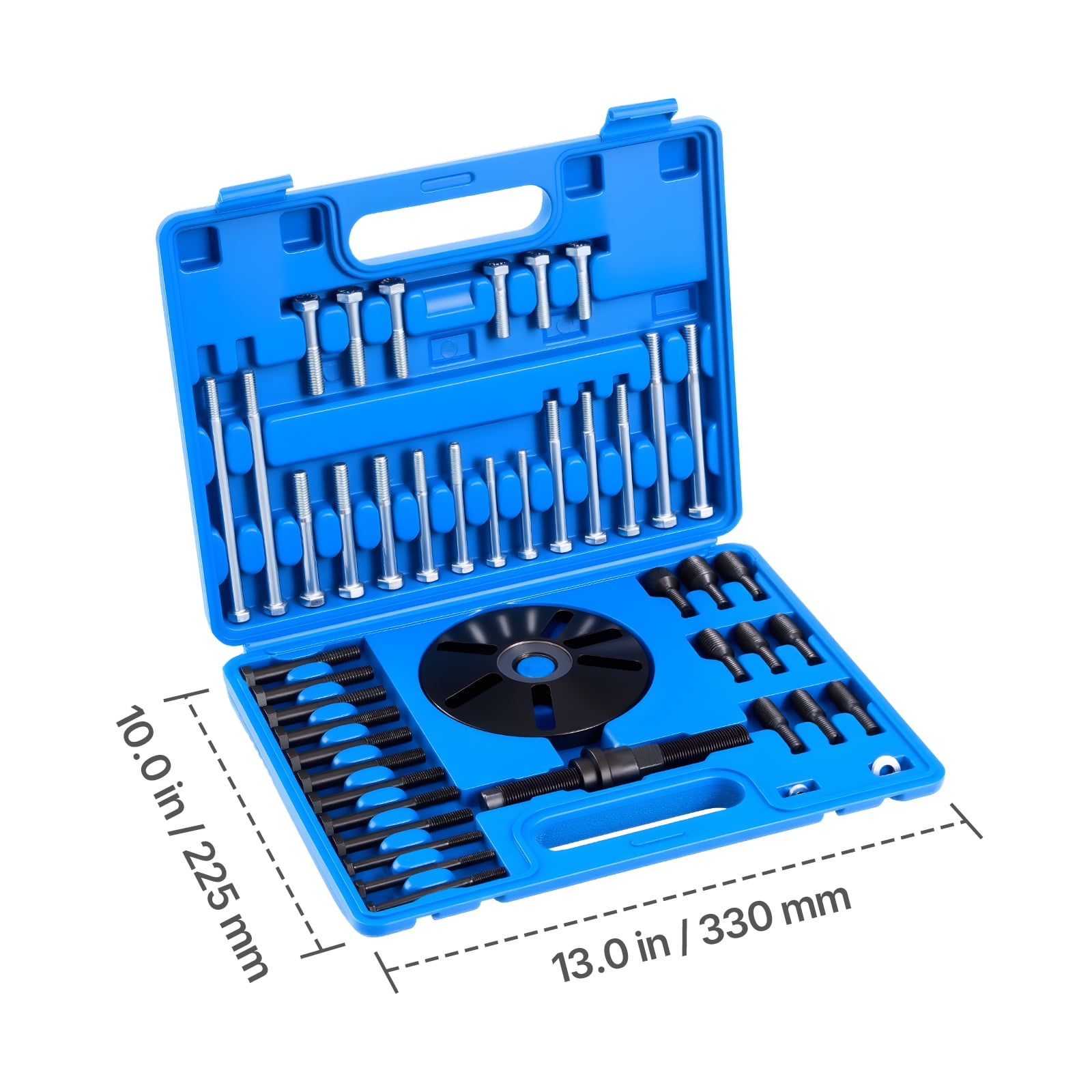 KFFKFF All-Steel Harmonic Balancer Puller and Installer Tool Kit, Designed for Removing and Installing Balancers, Flywheels, Crankshaft Pulleys, and Steering Wheels
