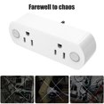 thumbnail image 2 of ZheElen Smart Socket 2-in-1 WiFi Outlet Socket Mobile Phone Remote Control Timing Function, 2 of 6