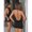Black, variant on Black X GloRilla High Neck Backless Ruffle Mini Bodycon Dress Club Night
