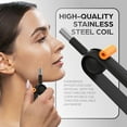thumbnail image 3 of Precision Coil Tweezer, Manual Facial Hair Remover for Women, Stainless Steel Spring Hair Removal Tool for Upper Lip, Chin & Face, Ergonomic One-Handed Design, 3 of 5