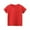 Red, variant on Esaierr Kids Baby Short Sleeve T-Shirts for Boys Girls,Toddler Tees Summer Crewneck Cotton T-Shirts Athletic Soft Solid Color Shirt for 1-9Y