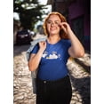 thumbnail image 2 of Raccoons Looking For Trash Shaped T-Shirt Women -Image by Shutterstock, Female Medium, 2 of 3