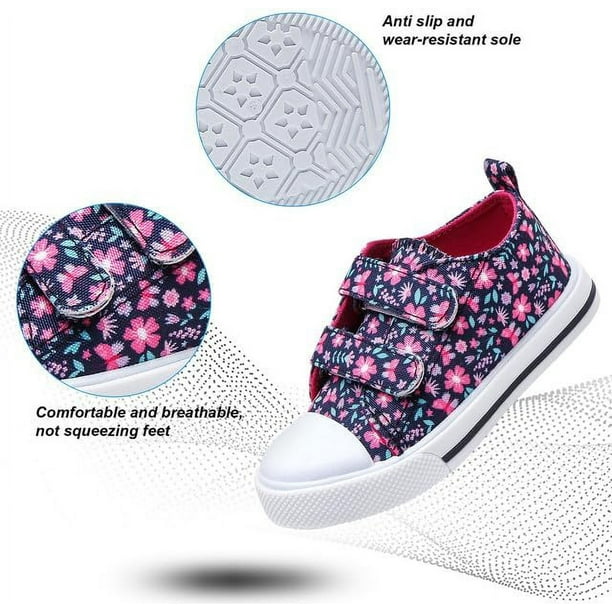 Girls canvas sneakers online