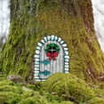 thumbnail image 3 of Fairy Door Miniature Pixie Door Elf Door Enchanted Miniature World Fairy Door Tree Garden Home Decor for Garden Yard Lawn Trees Decoration, 3 of 7
