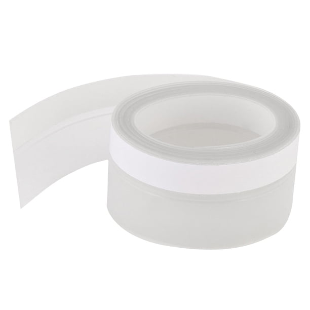 Tira de sellado de ventana, pegatina de sellado autoadhesiva de pelado de clima de silicona para puerta, grieta de vidrio, ventana, puerta, cinta Juegos de accesorios de baño transparente 25 mm Wosthever HA003325-02